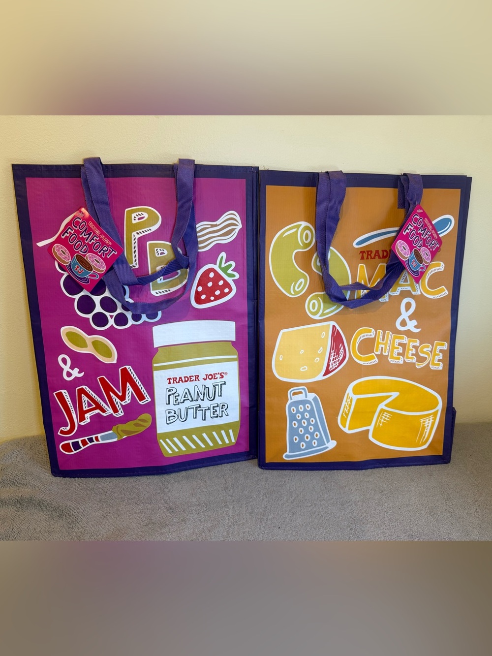 Trader Joe’s Comfort Food bag (one)  COLLECTIBLE- Limited Edition: NWT